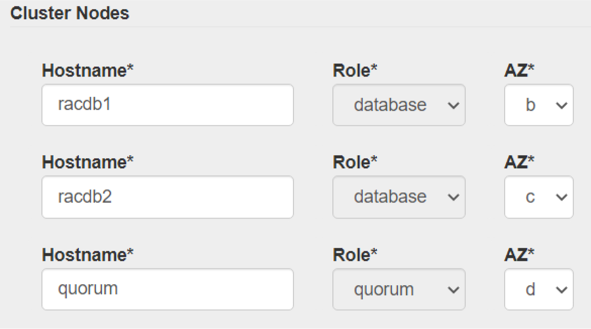 Cluster Nodes